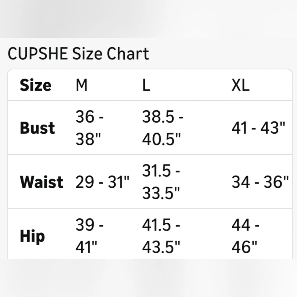 Cupshe Women's Bikini - Picture 4 of 4